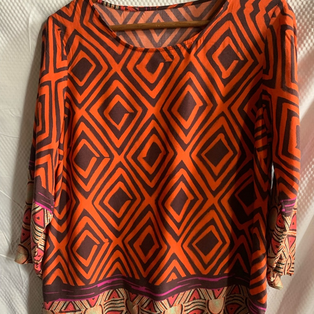 🦋 4x20 Woman’s 3/4 sleeve casual crewneck blouse
